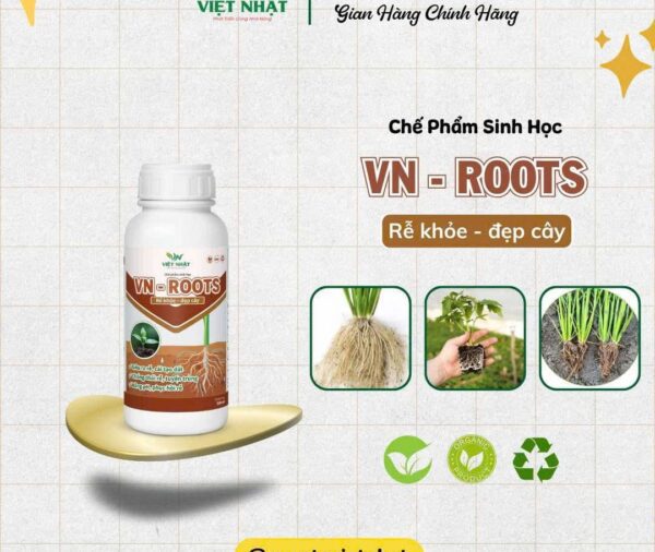 VN - ROOTS: Kích Rễ Cực Mạnh, Cải Tạo Đất, Giải Độc Phèn Hữu Cơ