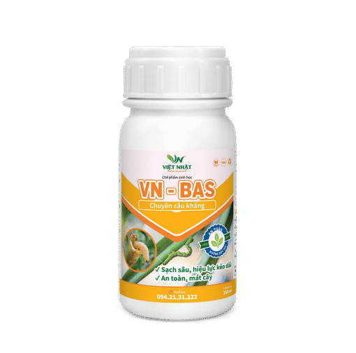 Chế Phẩm VN – BAS Diệt Sâu Ăn Lá, Côn Trùng Gây Hại (BT, Nấm Xanh) - An Toàn