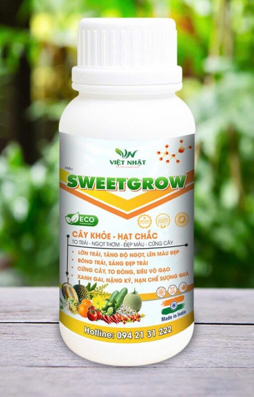 SWEETGROW - Trái ngon, trái ngọt, đặc ruột, hỗ trợ tăng độ ngọt cho trái